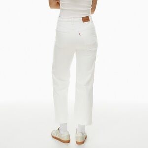 Levi’s Ribcage Straight White Jeans